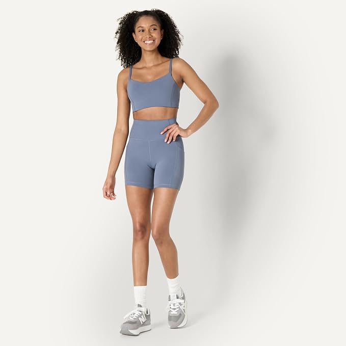 Amazon Essentials Women's Active FormFlex Buttery Soft High Waist Biker Shorts