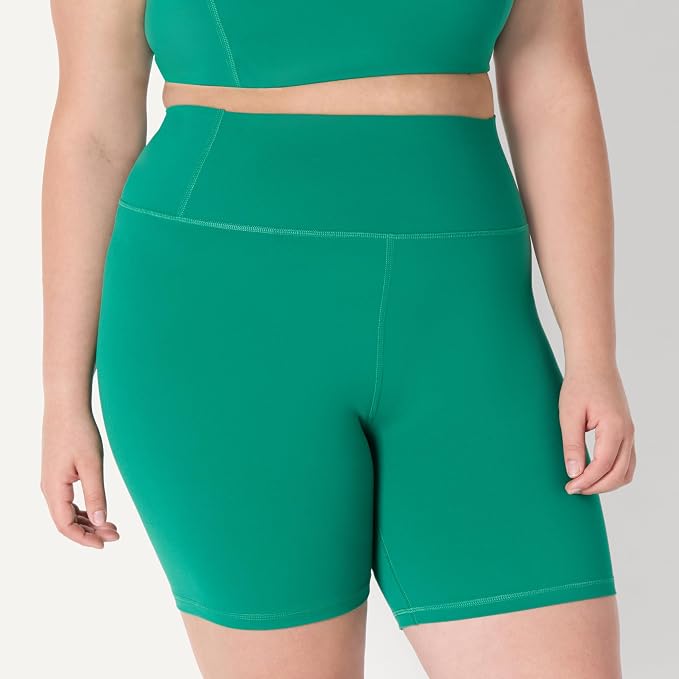 Amazon Essentials Women's Active FormFlex Buttery Soft High Waist Biker Shorts