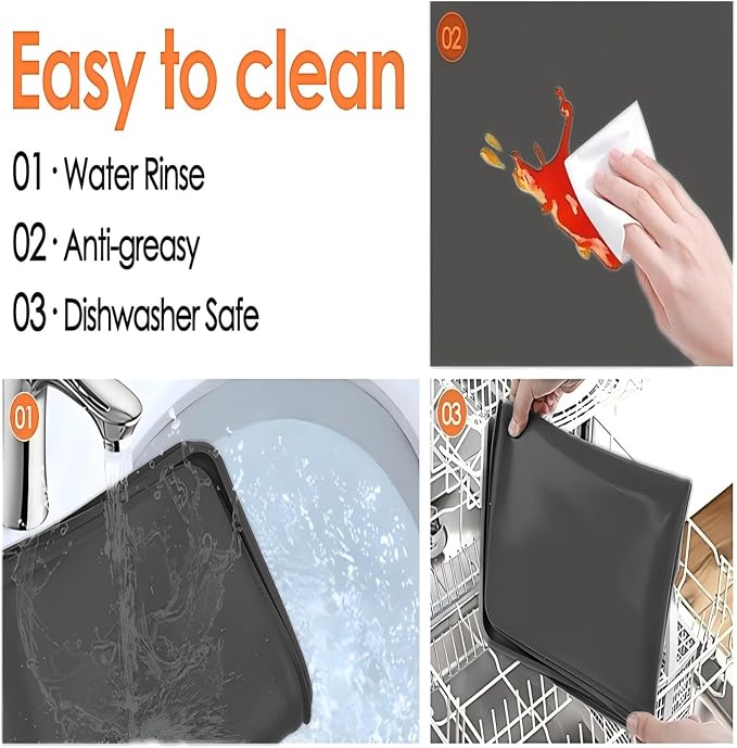 Coffee Mat, Bar Mat for Kitchen Counter, 16"x24" Kitchen Coffee Bar Pad, Anti-Slip, Heat Resistant Pad for Espresso Machines, Dinner Plates, Ice Cream Machines, Espresso Accessory
