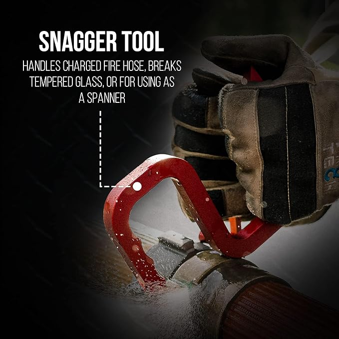 Firefighting Bunker Gear Pocket Organizer Kit with Snagger Tool, Mini Spanners and Forcible Entry Wedges