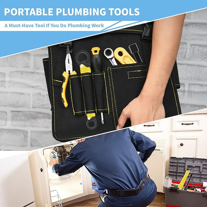 Plumbing Tools Angle Stop Wrench Kit - 3-Piece Plumber Tool Set with Compression Sleeve Puller & 4-Way Sillcock Key - Fits 3/8" & 1/2" MPT Ferrule Removal Tool for Tight Spaces Under Sink-Yellow