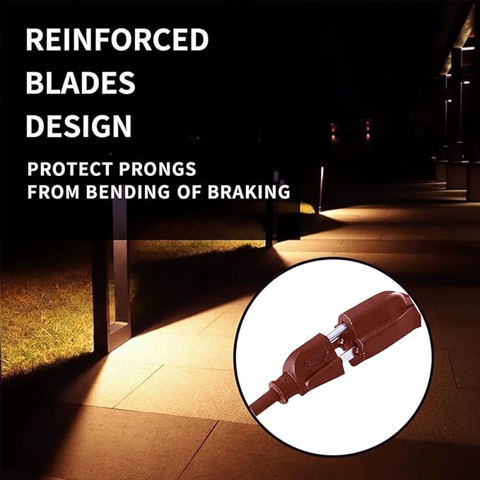 25FT Brown Outdoor Extension Cord-16/3 SJTW Durable Extension Cord for Christmas Lights with 3 Prong Grounded Plug, Great for Outside Christmas Decorations