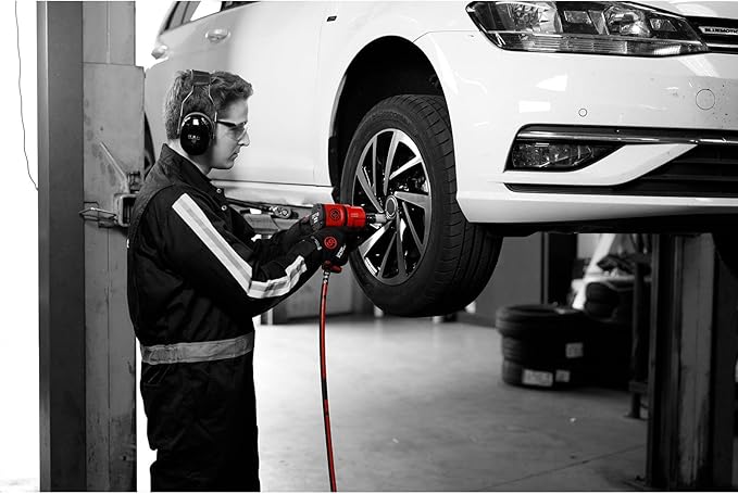 Chicago Pneumatic CP7748TL - 1/2 Inch Air Impact Wrench, Torque Limited, Pistol Handle, Max Torque Reverse Output 960 ft.lbs / 1300 Nm - 7000 RPM, Twin Hammer