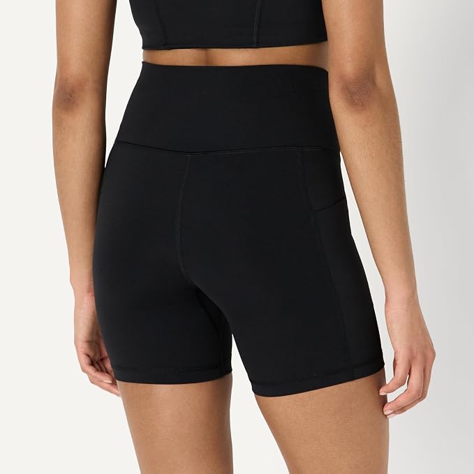 Amazon Essentials Women's Active FormFlex Buttery Soft High Waist Biker Shorts
