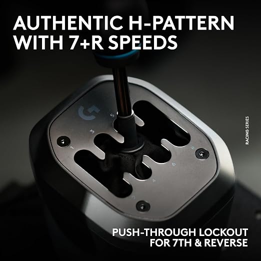 Logitech G RS H-SHIFTER for PC/Xbox/Playstation | Sim Racing shifter compatible with Logitech G PRO and RS50 wheels and G923/G29/G920 with Racing Adapter