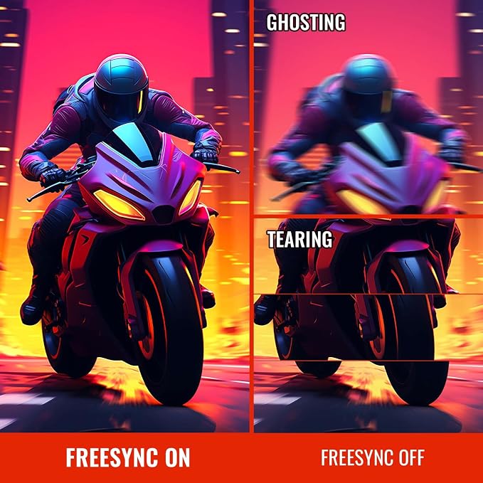 SANSUI 24 Inch Gaming Monitor 200Hz 1Ms FreeSync HDR 110% sRGB FHD 1080P Computer Monitor HDMI DP Ports Eye Care Frameless VESA Mount Cable Management (ES-G24F4L HDMI Cable Included)