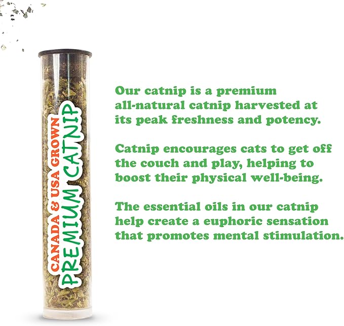 Meowijuana Pepper Bundle | Get Kickin' Refillable Chili Pepper Toy and Kalico Kush Catnip Blend | Promotes Play and Cat Health | Includes North American Organic Catnip