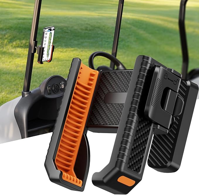 TODI Magnetic Golf Cart Phone Holder – Golf Cart Accessory for Men, Dad, Grandpa, Compatible with MagSafe iPhone 16 15 14 13 12 Pro/Max/Plus, Fits EZGO Club Car Yamaha Icon