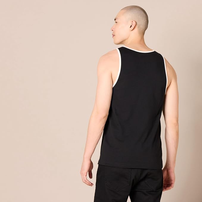 Amazon Essentials Men's Active Quick Dry Tech Stretch Moisture Wicking Lightweight Gym Tank Top