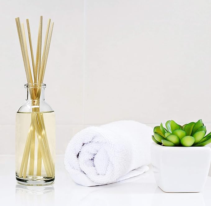 Urban Naturals Lavender & Sandalwood Scented Oil Reed Diffuser Refill | Includes a Free Set of Reed Sticks! 4 oz.