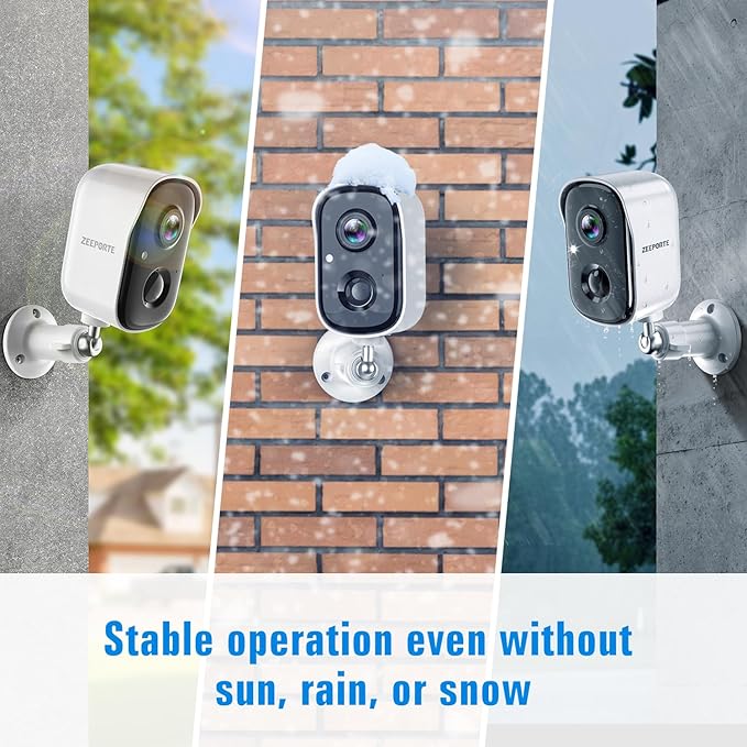 Security Cameras Wireless Outdoor, 2K Cameras for Home Security with Color Night Vision, SD/Cloud Storage,Longer Battery Life, Weatherproof, AI Motion Detection, Spotlight Siren Alarm