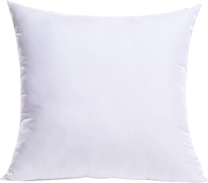 MIULEE 20x20 Inch Throw Pillow Insert for Couch Sofa Bed | Premium Virgin Filling, Soft Brushed Fabric, Decorative Pillow, Lumbar Back and Neck Support