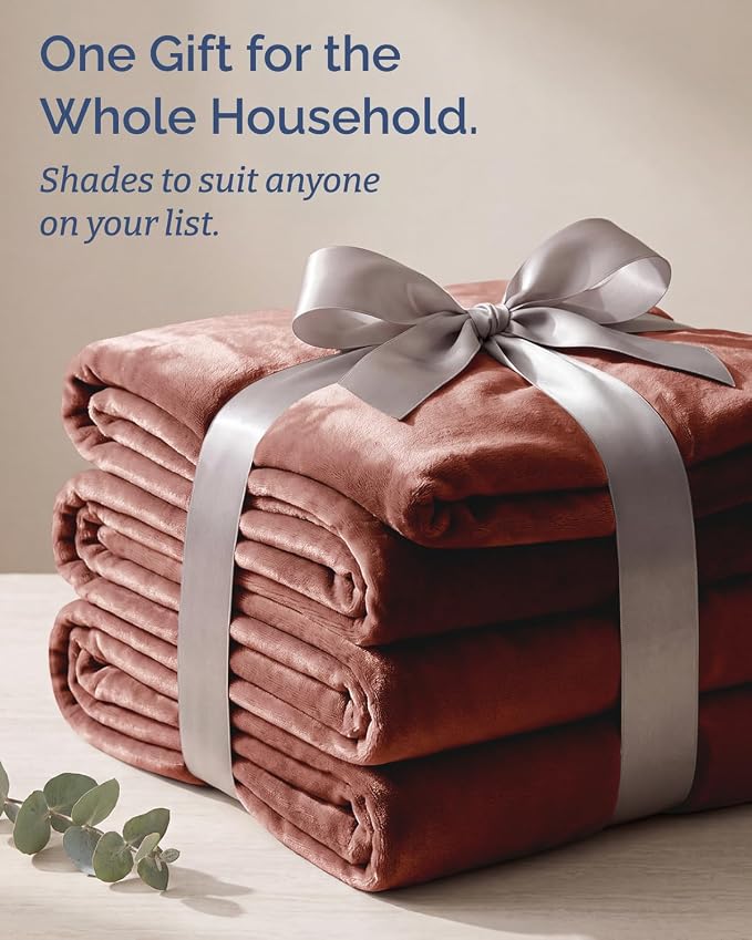 Ultra Soft Fleece Blanket Oversized King Size - Flannel Fleece Luxury Blanket - Lightweight for Couch Bed Chair - Thick, Warm and Breathable - All Season Cozy, Mocha Mousse