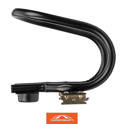 CargoSmart Motorcycle Wheel Chock — Connects to X-Track and E-Track Systems — Fits Up to 7” Wide Tires
