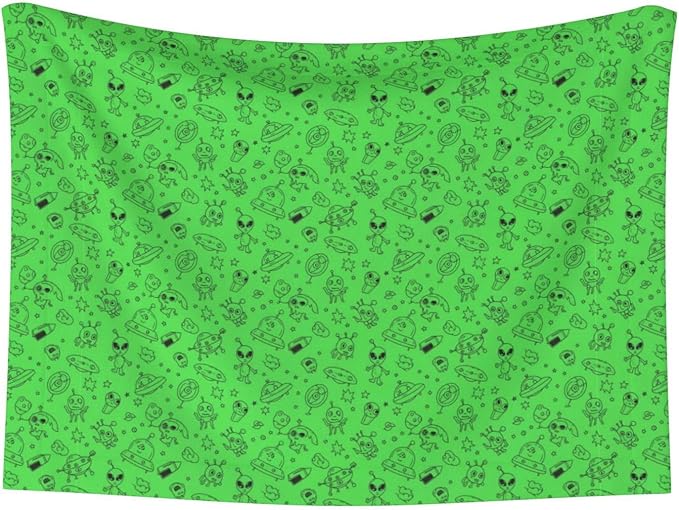 Pet Blanket for Travel and Home, Funny Aliens Dinosaurs Sasquatch, Reversible Plush Dot Design with Soft Grip Texture on One Side Perfect for Car Seats Moving Vehicles
