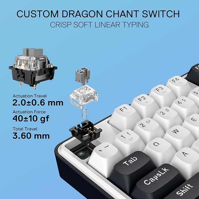 Redragon K689 108-Key Hot-Swap Wired RGB Gaming Keyboard, Extra 4 Hotkeys | Dedicated Shortcut Keys for Mute, Calc & Desktop, Cushioned Noise Dampening for Creamy Thocky Sound, Swap-Ready, PRO Software