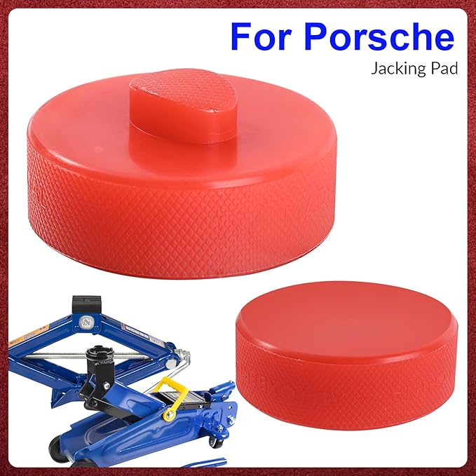 AUTOXBERT Polyethylene Car Jack Pad Support Point Pinch Weld Adapter Jacking Trolley Tool with Storage Box for Porsche 911 964 993 944 Cayman Boxster