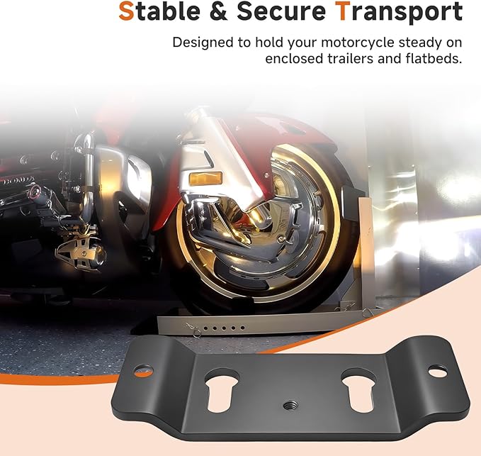 TK-3000 Trailer-Stop Adapter Kit, Compatible with Condor Pit-Stop/Trailer-Stop Wheel Chocks, Quick-Connect Floor Mount Bracket for PS-1500, CHCK-1500, 910-331, Heavy-Duty Steel Base