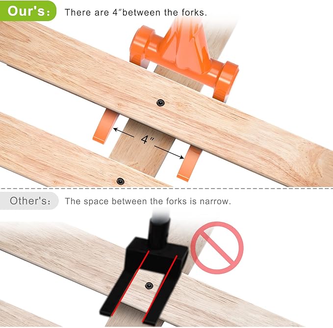 Fully Welded Pallet Buster 50''All-Steel Handle Pallet Breaker Heavy Duty Industrial Deck Board Removal Tool, Non-Slip Grip Pallet Pry Bar for Efficient and Effortless Board Removal