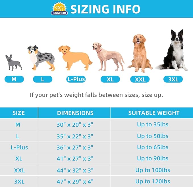 Sunheir Orthopedic Dog Bed for Large Dogs, Waterproof Deluxe Plush Dog Crate Bed with Removable Washable Cover & Anti-Slip Bottom, Egg Crate Foam Pet Bed Mat, 36 x 27 Inches, Pink