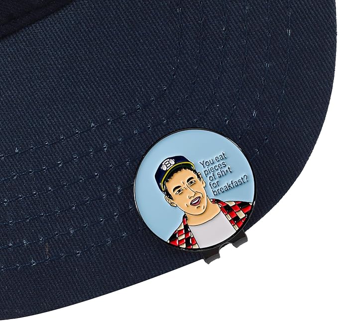 Golf Ball Marker with Magnetic Hat Clip - Funny Golf Gift