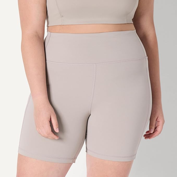 Amazon Essentials Women's Active FormFlex Buttery Soft High Waist Biker Shorts