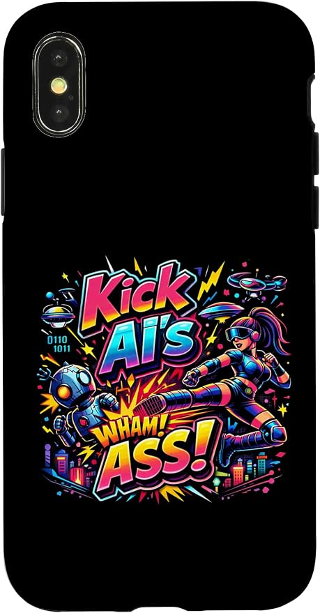 Tech Human vs AI Case for iPhone X/XS