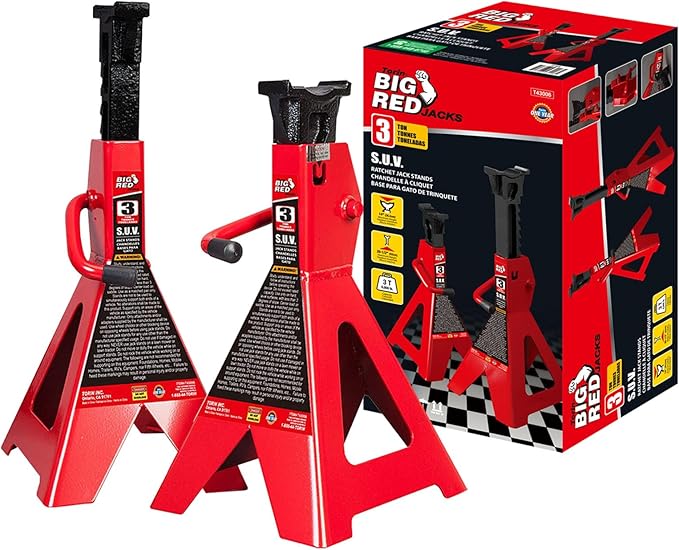 Big RED Car Jack Stands