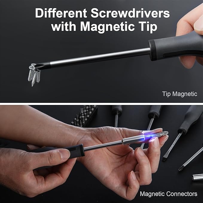 Growneer Tool Set, 241 Piece Home Tool Kit with Durable Metal Tools for Home Repair,DIY,Maintenance,Includes Screwdriver Wrench Hammer Scissors Tape Plier Tool Box Essential Mechanics Tools Kit
