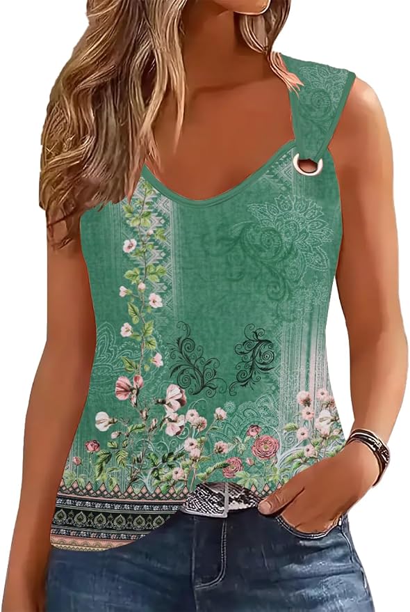 Disamer Womens Tank Tops 2026 Loose Fit Casual Summer Spaghetti Strap Trendy Spring Cute Lace Sleeveless T Shirts