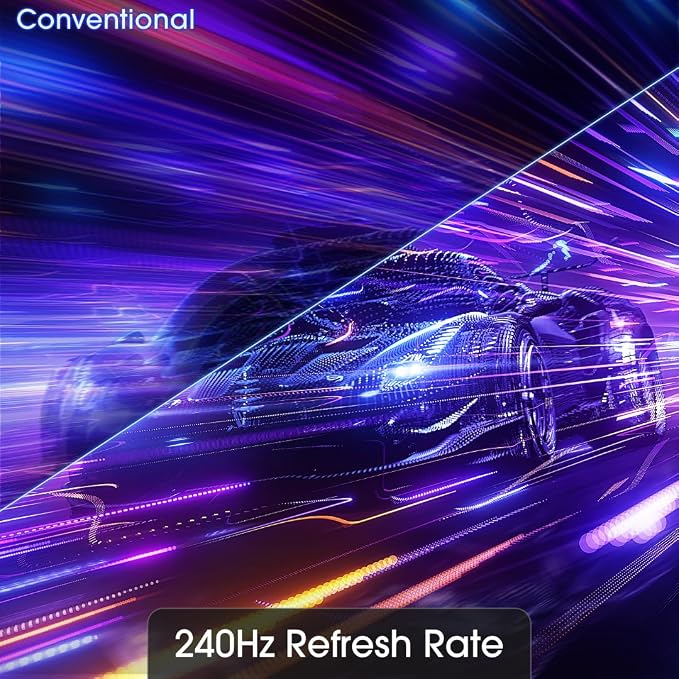 Sceptre New 24.5-inch Gaming Monitor 240+Hz 1ms DisplayPort x2 HDMI x2 100% sRGB AMD FreeSync Premium Build-in Speakers, Machine Black 2025 (E255B-FWD240 Series) | 25 FHD Va, 100% Srgb, Amd Freesync Premium, 2x Dp1.4, 2x Hdmi2.0, 2x2w Speakers