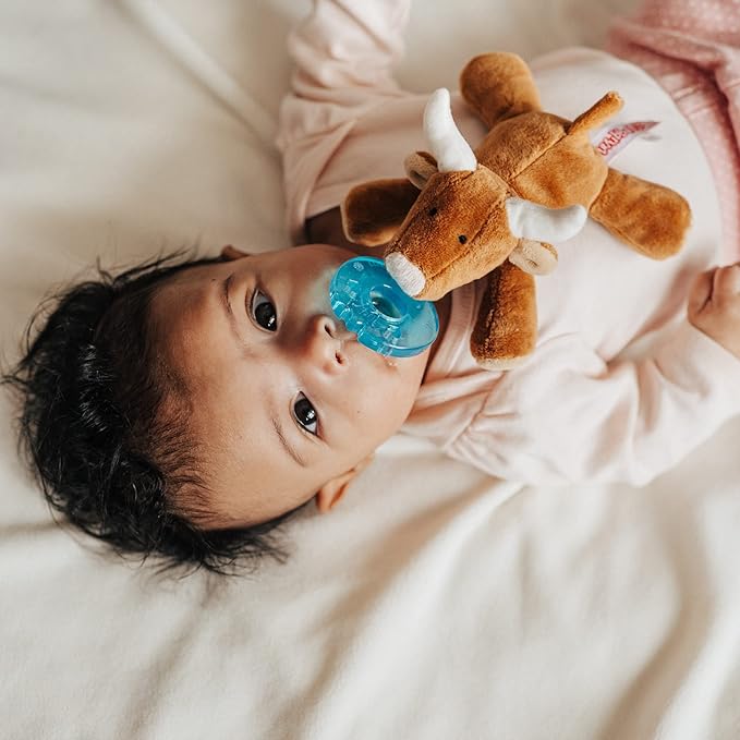 WubbaNub Infant Pacifier - Longhorn Bull