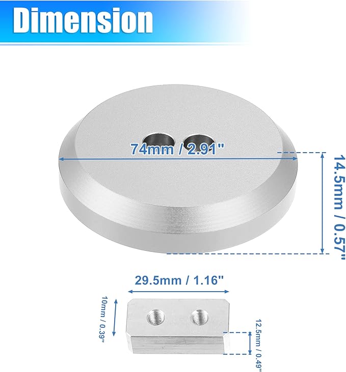 X AUTOHAUX 4 Pcs Aluminum Jack Pads Jack Pucks for Chevrolet Corvette C5 C6 C7 C8 Z06 ZR1 1997-2021 Jacking Lift Pad Jack Lift Point Pad Adapter Silver Tone