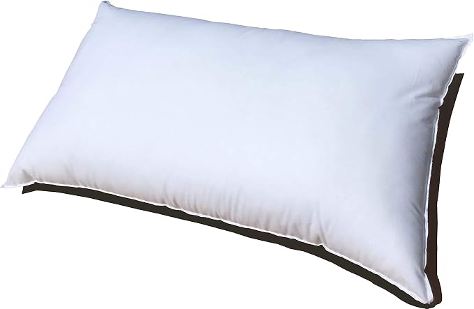 Pillowflex Synthetic Down Pillow Insert 21x27 in - Karate Chop Pillow | Set of 2 - Large Rectangle Sham Forms, Plush Polyester Cotton Blend, Cloud-Like Comfort, Clump-Resistant Fill, Smooth Finish
