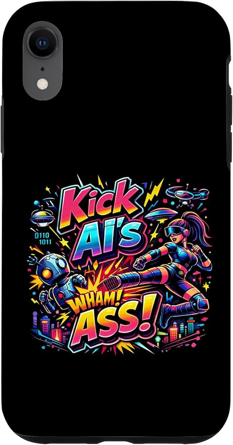 Tech Human vs AI Case for iPhone XR