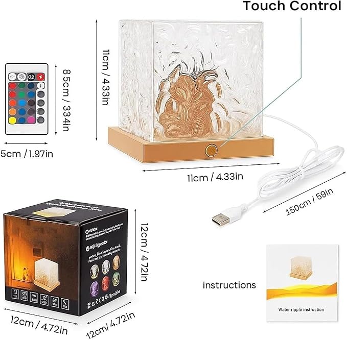 Magical Northern Lights For Your Room, Magic Northern Light, Aurora Night Light Projector With Remote Control, Color-Changing Mood Ocean Light, Relaxation & Decor (16 Colors * 3, Rechargeable)