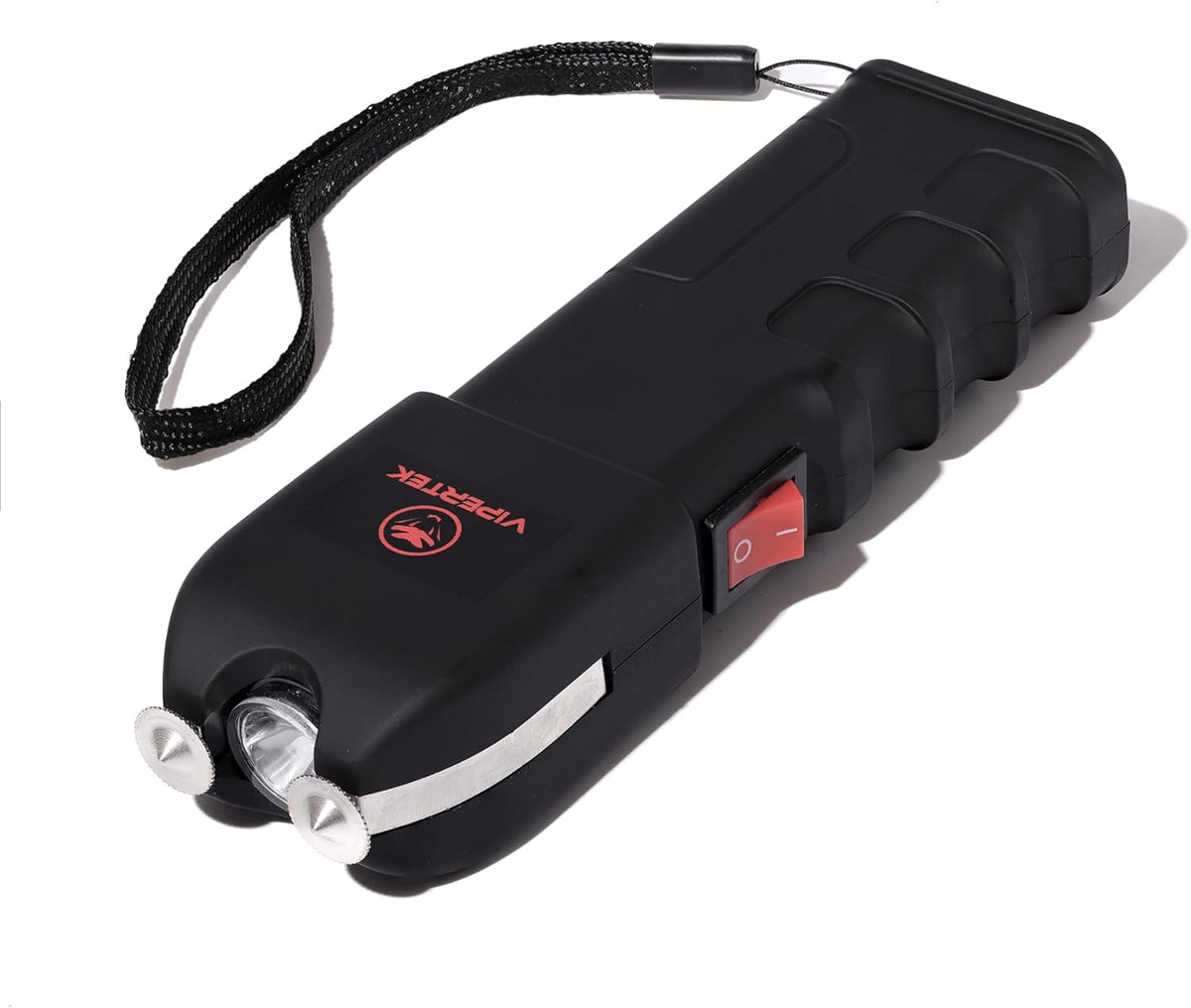 VIPERTEK VTS-989 Stun Gun - Rechargeable Self Defense Tool with LED Flashlight