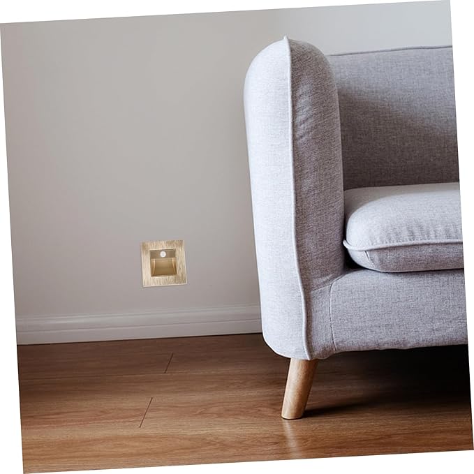 Motion Sensor LED Stair Lights Recessed Indoor Step Lights for Aisles Warm White Easy Installation Home Lighting Solution