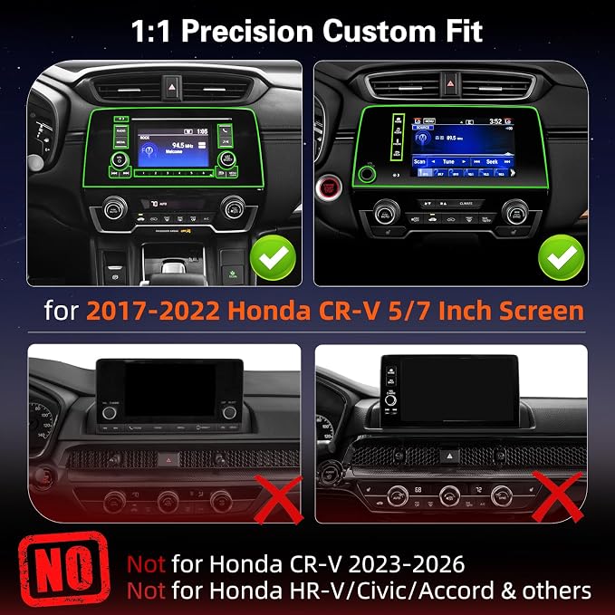 Car Phone Holder for Honda CRV 2017 2018 2019 2020 2021 2022: Magnetic Screen Cell Phone Mount for CR-V 5/7 Inch Touchscreen Accessories - 360�� Rotation Compatible with MagSafe for iPhone Samsung