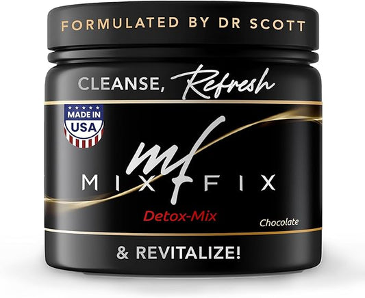 Full Spectrum Detox Powder - Natural Daily Cleanse for Digestive Health & Vitality - Plant Based Vegan Liver Cleanse Powder - Gently Supports Body Detoxification | Chocolate (30 Servings)