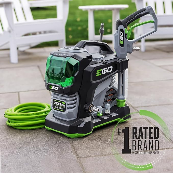 EGO Power+ Electric Pressure Washer, 2100 PSI Power Washer, Battery and Charger Not Included - HPW2100