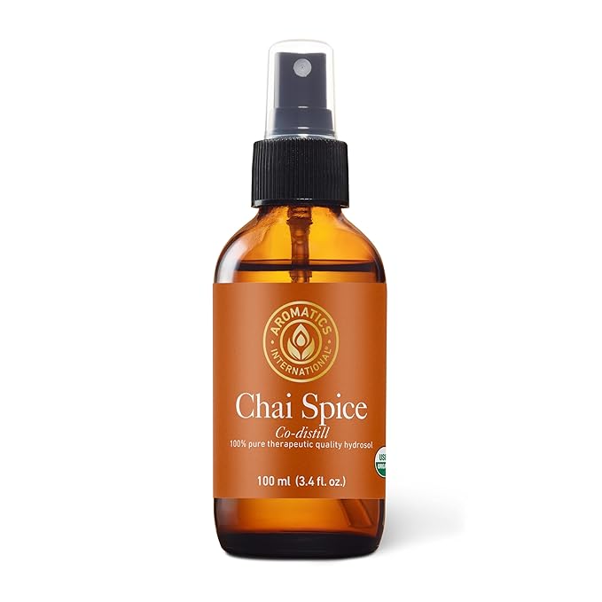 Aromatics International Chai Co-distill Hydrosol 100ml | Spiced Aromatic Mist for Daily Use