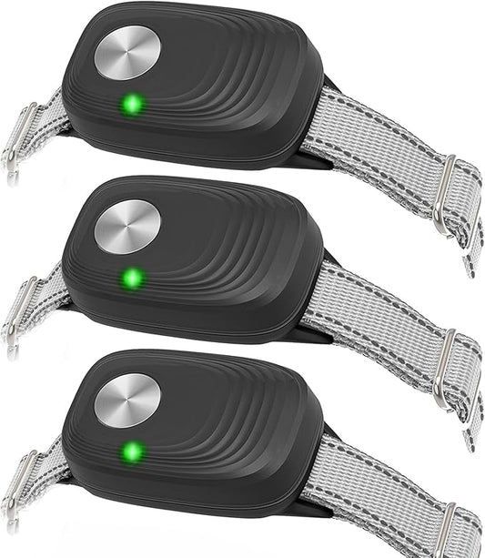 Automatic Pet Door Collar - Compatible with High Tech Pet Doors - Replaces MS-4 & MS-5 Collar Keys - Gray-3PK