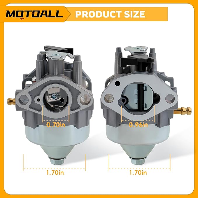 MOTOALL 16100-Z8B-911 Carburetor GCV160LA1 Pressure Washer for Ryobi RY80940B 2800psi 3100psi for Honda GCV160 GCV160LAO N5BR
