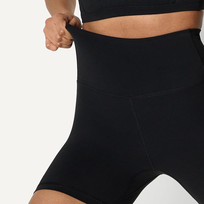 Amazon Essentials Women's Active FormFlex Buttery Soft High Waist Biker Shorts
