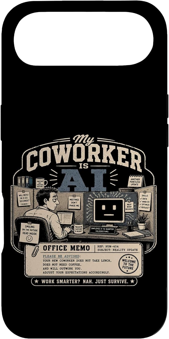 My Coworker is AI Office Humor Funny Workplace Replacement Case for iPhone Air