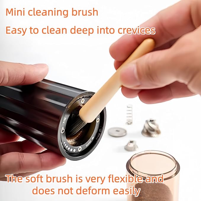 3-Piece Coffee Brush Grinder Cleaning Tool Household Cleaning Brush Set For Removing Coffee Grounds and Table Top Bar Coffee Powder