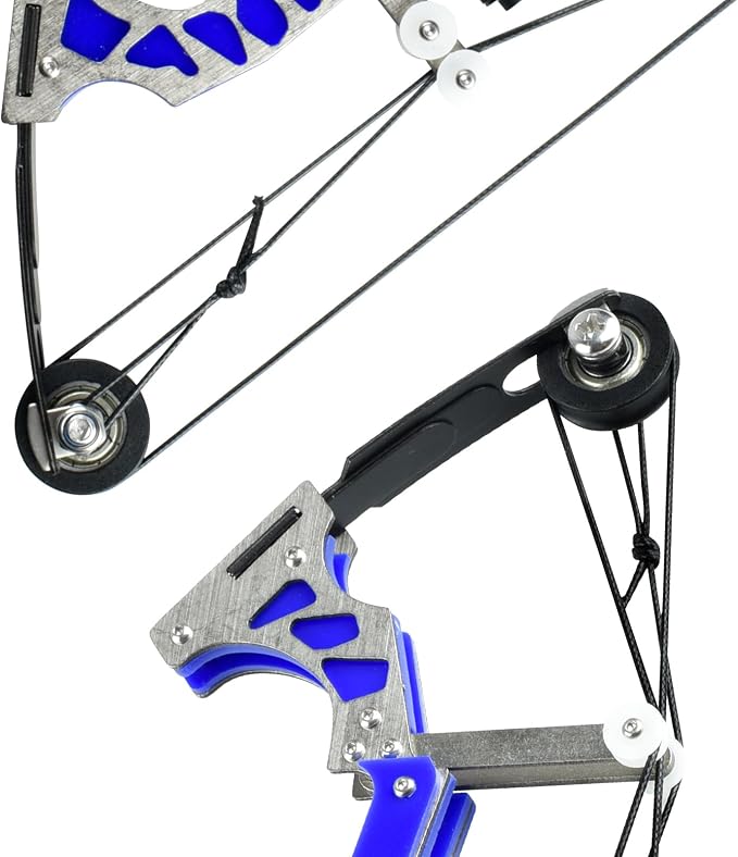 Archery Bow Set Left and Right Hand Compound Bow Hunting Bow Metal Material Catapult RH/LH for Practice Archery
