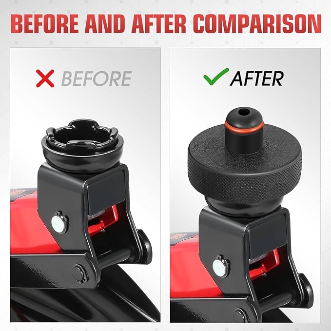 DNA MOTORING 4pcs Lifting Jack Pad for Tesla Model 3/Y/S/X, Tesla Floor Jack Adapters, Tesla Jack Pads Lifting Jack Pad, Accessories for Tesla Vehicles 2013 to 2025, w/Case, TOOLS-00628