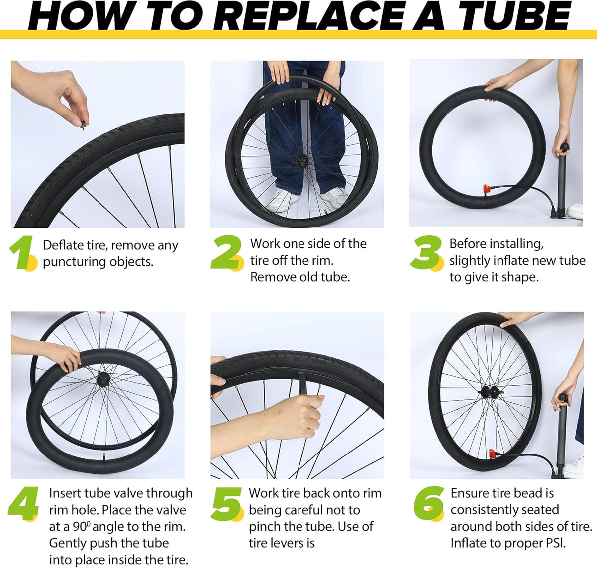 Skiennix Fat Bike Tubes - Premium Butyl Rubber with AV 32mm Schrader Valve | 20" & 26" Sizes